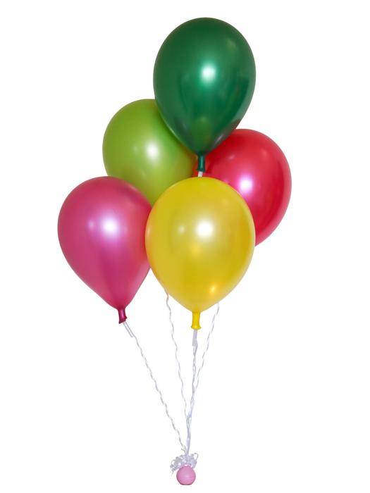 Bulk 35 gram Bubble Balloon Weights | Primary-Plus Asst. | 10 pc x 40 bags (400 pcs)