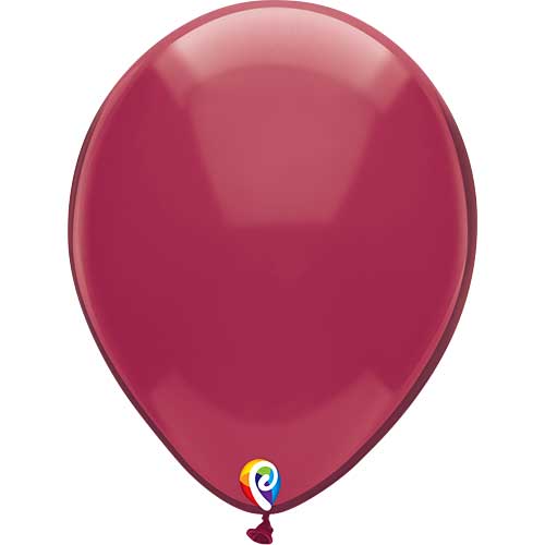 12" Funsational Crystal Burgundy Latex Balloons by Pioneer Balloon