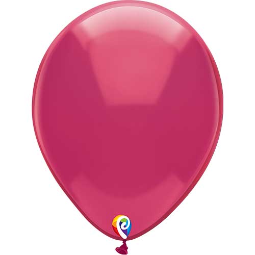 12" Funsational Crystal Fuchsia Latex Balloons by Pioneer Balloon