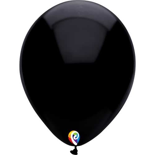 12" Funsational Pearl Black Latex Balloons by Pioneer Balloon