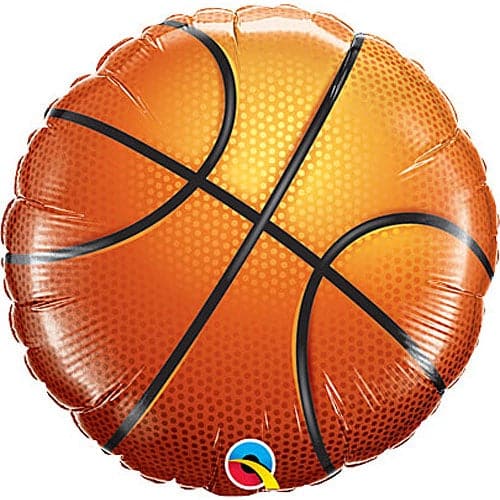 18 Inch Basketball Foil Balloon