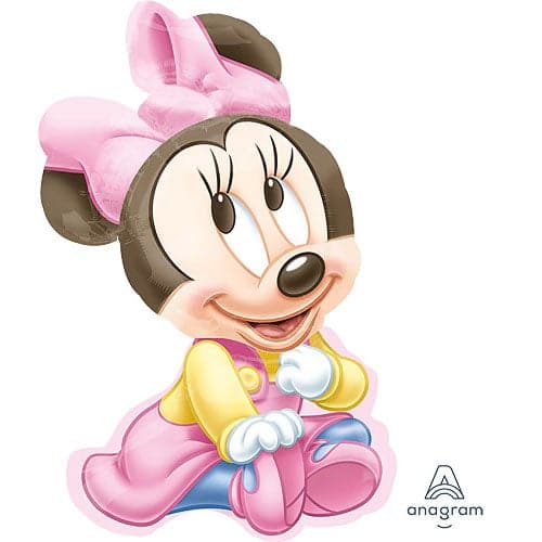 32" Minnie Mouse Girl Shape Foil Balloon