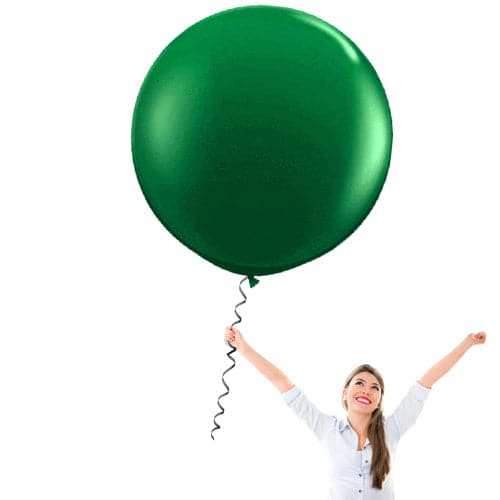 36 Inch Latex Balloons | Decorator Emerald Green | 10 pc bag
