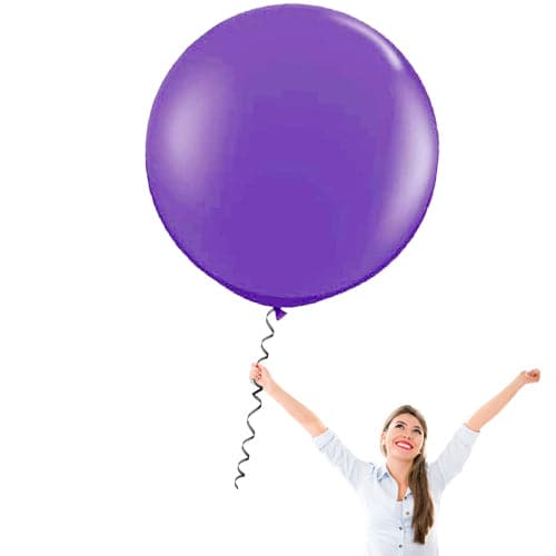 36 Inch Latex Balloons | Decorator Lavender | 10 pc bag