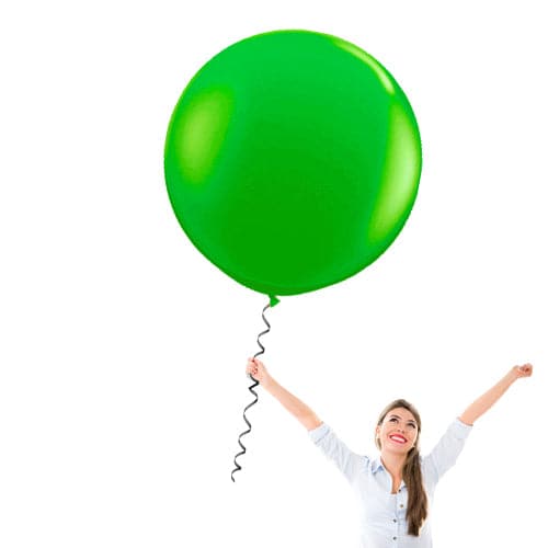 Bulk 36 Inch Latex Balloons | Decorator Lime Green | 10 pc bag x 10 bags