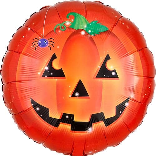 18 Inch Playful Pumpkin Halloween Foil Balloon