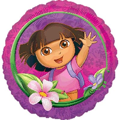 18 Inch Dora The Explorer Foil Balloon