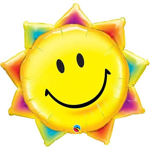 35 Inch Sunshine Smiley Face Shape Foil Balloon