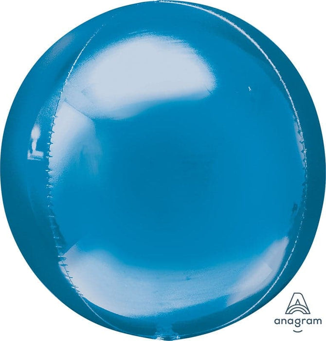 15 Inch Blue Orbz Foil Balloon