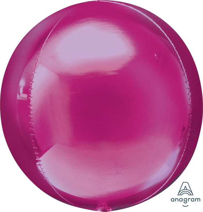 15 Inch Pink Magenta Orbz Foil Balloon
