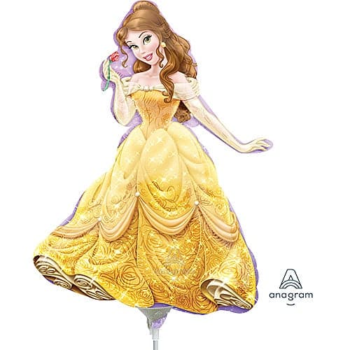 13 Inch Air Fill Disney Princess Belle Foil Balloon