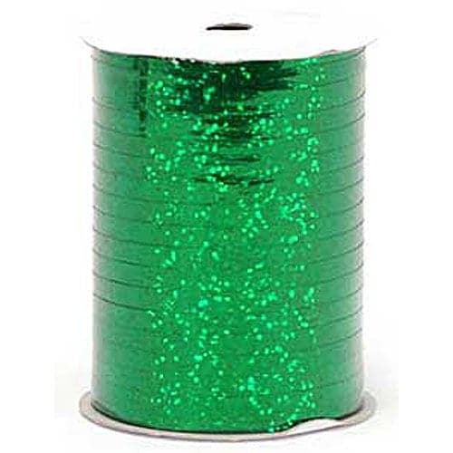 Emerald Green Holographic Curling Ribbon
