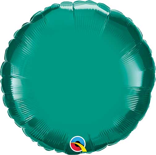 18 Inch Teal Round Foil Balloon