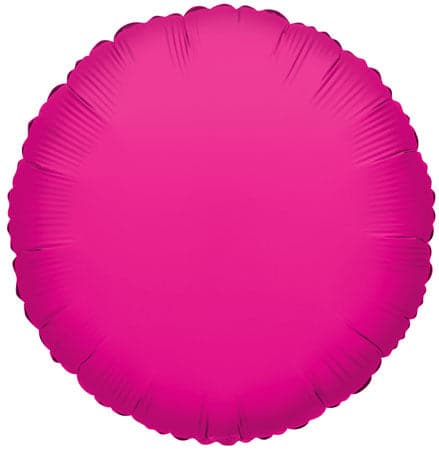 18" Round Foil Balloons | Solid Color | 100 pc