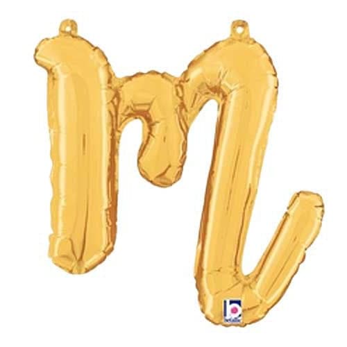 Balloon Script Letter M 14"