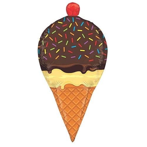 Ice Cream Cone 3-D Shape 33in.