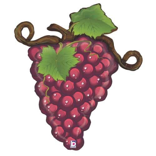 Linky Red Grapes Shape 31"