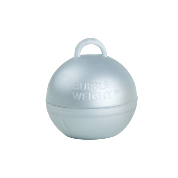 35 gram Bubble Weight™ Balloon Weights | Metallic Silver | 10 pc