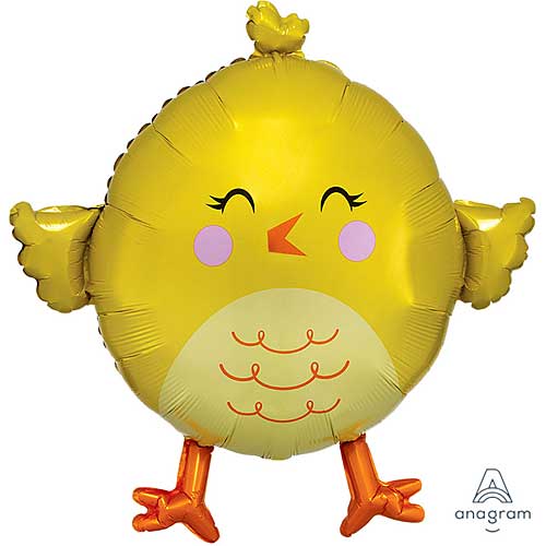 28 Inch Easter Chick Foil Balloon