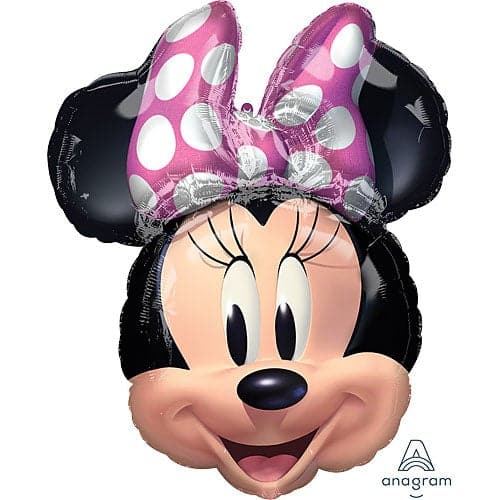26 Inch Minnie Mouse Head Shape Foil Balloon