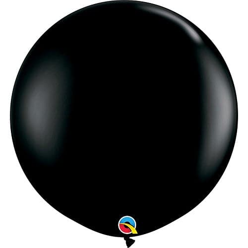 Onyx Black Latex Balloons by Qualatex