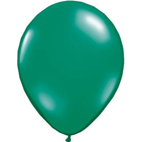 Emerald Green Latex Balloons by Qualatex