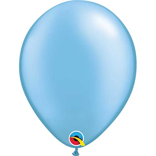 Pearl Azure Latex Balloons by Qualatex