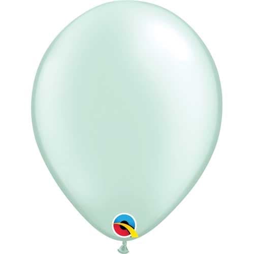 Pearl Mint Green Latex Balloons by Qualatex