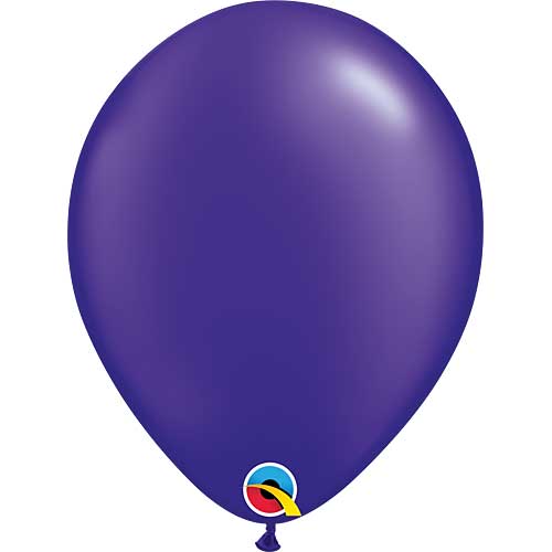 Pearl Quartz Purple Latex Balloons by Qualatex