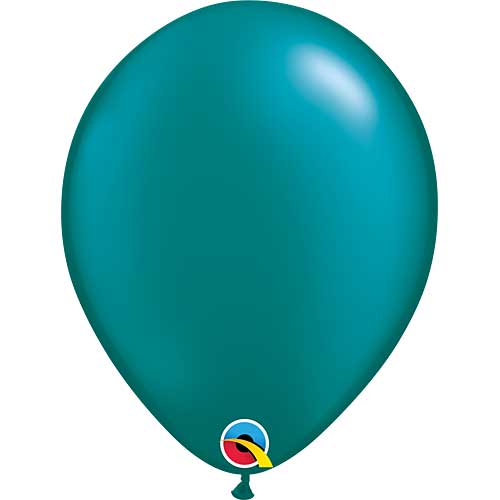 Pearl Teal Latex Balloons by Qualatex