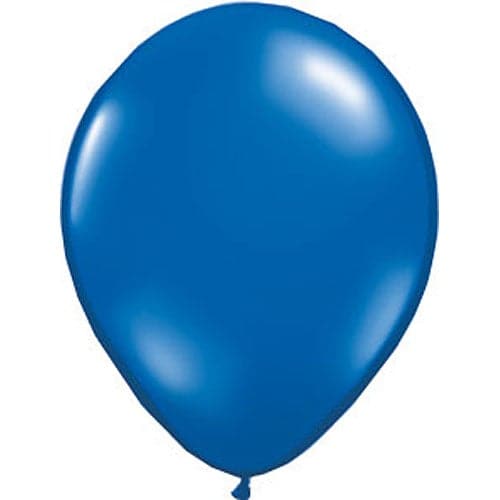 Sapphire Blue Latex Balloons by Qualatex