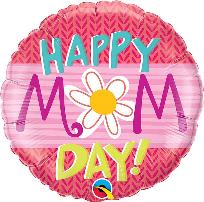 18 Inch Happy MOM Day Foil Balloon