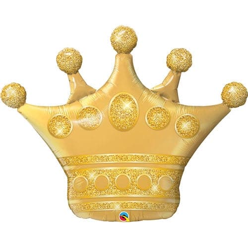 41 Inch Golden Crown Jumbo Foil Balloon
