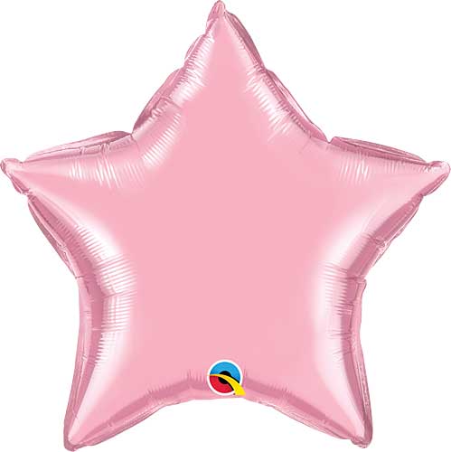 Pearl Pink Star Foil Balloon