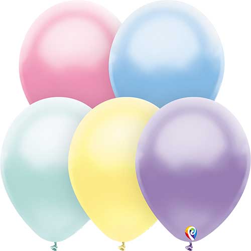 12" Funsational Pearl Assortment Latex Balloons by Pioneer Balloon