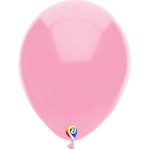 12" Funsational Pink Latex Balloons by Pioneer Balloon