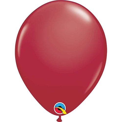 Maroon Latex Balloons by Qualatex