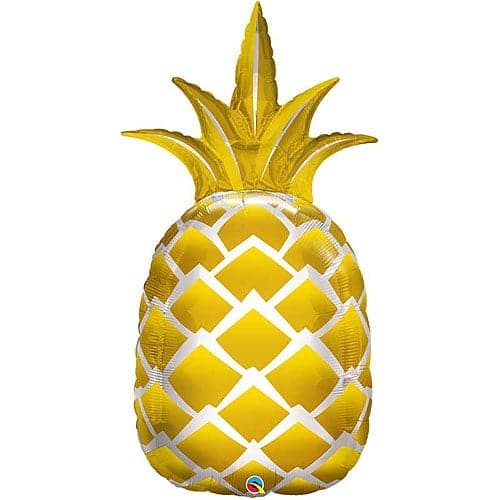 44 Inch Golden Pineapple Shape Jumbo Foil Balloon