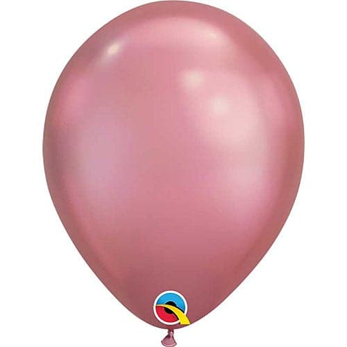 Chrome Mauve Latex Balloons by Qualatex