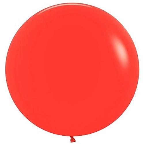 24" Fashion Red Latex Balloons by Betallatex