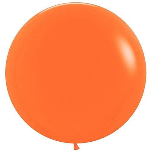 24" Fashion Orange Latex Balloons by Betallatex