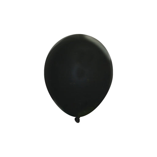 5 Inch Black Balloons - Latex Balloons - Balloons and Weights
