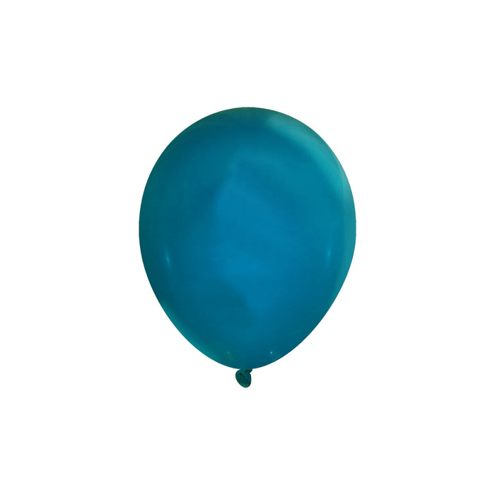 Bulk 5 Inch Latex Balloons | Decorator | Aqua Marine | 144 pc bag x 10 bags