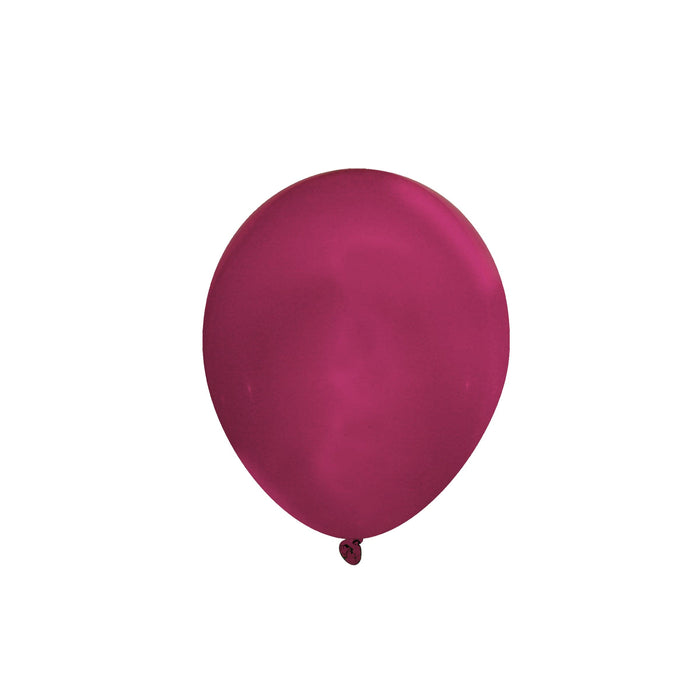 Bulk 5 Inch Latex Balloons | Decorator Burgundy Wine | 144 pc bag x 10 bags