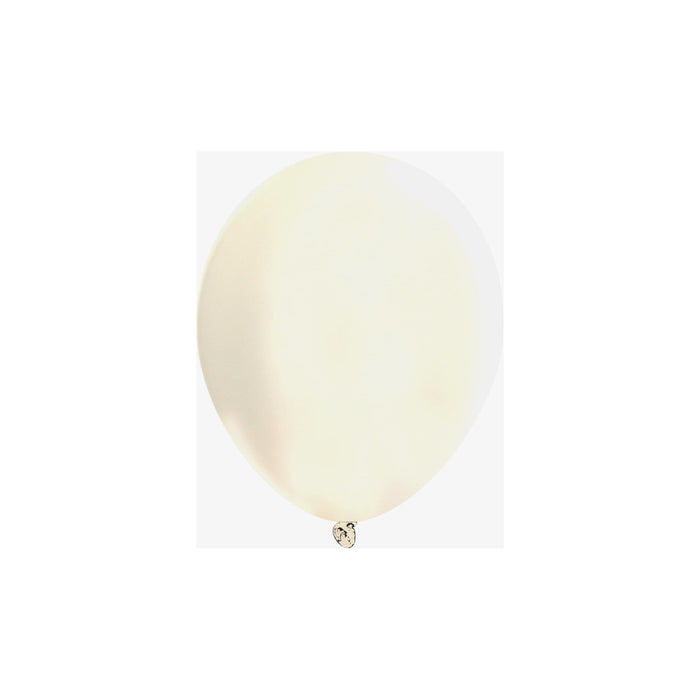 5 Inch Ivory Balloons | Decorator Ivory Latex Balloons | 144 pc bag