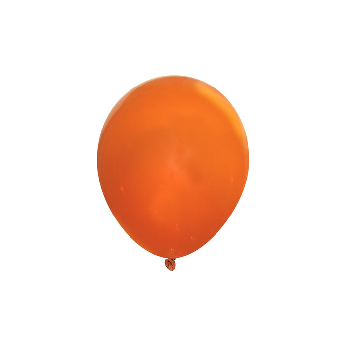 5 Inch Orange Balloons | Decorator Sunburst Orange Latex Balloons | 144 pc bag
