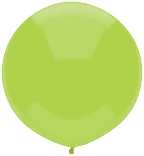 17" Kiwi Lime Latex Balloons by Balloon Supply of America