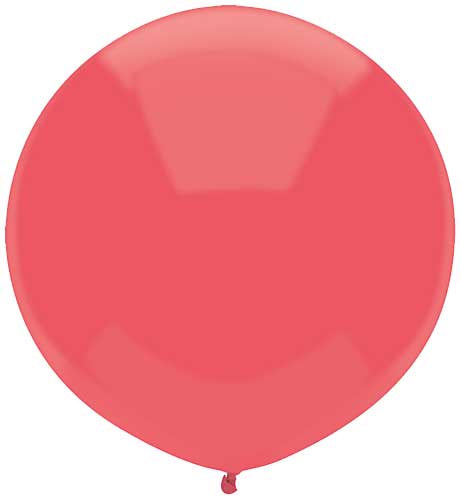 17" Watermelon Red Latex Balloons by Balloon Supply of America