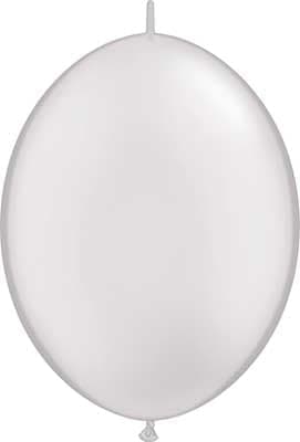 Pearl White Latex Balloons by Qualatex