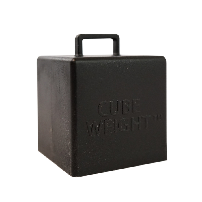 65 gram Cube Weight™ Balloon Weights | Tuxedo Black | 10 pc
